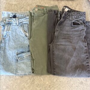 Cat & Jack Kids Jeans - Light Blue, Olive, Charcoal